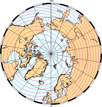 Total intensity of the Dipole Field